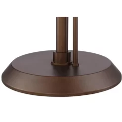 Possini Euro Design Traverse Modern Floor Lamp With LED Gooseneck Reading Light 64" Tall Oil Rubbed Bronze Oatmeal Drum Shade For Living Room Bedroom -Possini Euro Design Sales GUEST 7f36241e 0024 4cd7 a5ed 4ea06baea84a