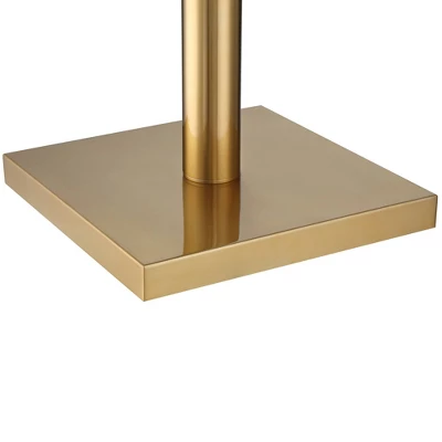 Possini Euro Design Bolivar Mid Century Modern 72" Tall Standing Floor Lamp Light Large Oversized 2-Light Pull Chain Metal Warm Gold Finish Bedroom 4 Possini Euro Design Bolivar Mid Century Modern 72" Tall Standing Floor Lamp Light Large Oversized 2-Light Pull Chain Metal Warm Gold Finish Bedroom - Image 4