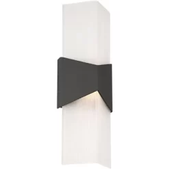 Possini Euro Design Possini Euro Tux 18"H Black And White LED Outdoor Wall Light Set Of 2 -Possini Euro Design Sales GUEST 800612e3 4aa9 48aa b7bd 05e3da54d4f0 2
