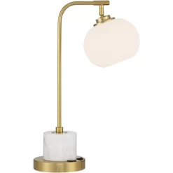 Possini Euro Design Barclay Modern Desk Lamp 23" High Warm Gold With USB Charging Port Frosted Glass Shade For Bedroom Living Room Bedside Office Kids 13 Possini Euro Design Barclay Modern Desk Lamp 23" High Warm Gold With USB Charging Port Frosted Glass Shade For Bedroom Living Room Bedside Office Kids -Possini Euro Design Sales GUEST 801a9ae9 4bf4 4108 b355 54d9bc7e2308