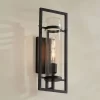 Possini Euro Design Possini Euro Castello 18"H Sand Black Wall Sconce
