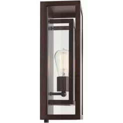 Possini Euro Design Rustic Industrial Farmhouse Outdoor Wall Light Fixtures Set Of 2 Bronze 15 1/2" Clear Glass For Exterior Barn Deck House Porch 12 Possini Euro Design Rustic Industrial Farmhouse Outdoor Wall Light Fixtures Set Of 2 Bronze 15 1/2" Clear Glass For Exterior Barn Deck House Porch -Possini Euro Design Sales GUEST 81a3dbdc 4dbb 4add 99a0 4795ef69547d