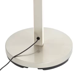 Possini Euro Design Aventura Modern 75 3/4" Tall Standing Floor Lamp Large Torchiere LED Dimmable Silver Metal Satin Nickel Finish Bedroom -Possini Euro Design Sales GUEST 857e431f 1fd4 465b aa1c 7f44e1b7ca5d