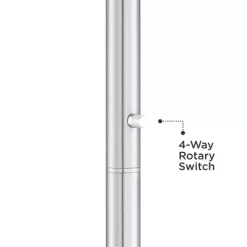 Possini Euro Design Meridian Light Blaster Modern Torchiere Floor Lamp 72" Tall Brushed Nickel LED Frosted Glass Shade For Living Room Bedroom Office -Possini Euro Design Sales GUEST 86d3e492 d91f 458d 8a1e 61e18cd59934