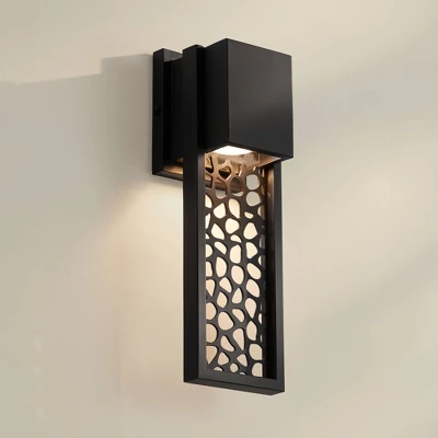 Possini Euro Design Possini Euro Miele 16" High Matte Black Wall Sconce 1 Possini Euro Design Possini Euro Miele 16" High Matte Black Wall Sconce