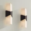 Possini Euro Design Possini Euro Tux 18" High Black And White LED Wall Sconce Set Of 2