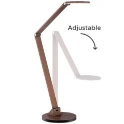 Possini Euro Design Magnum Modern Desk Lamp 36" Tall French Bronze Brown Metal LED Adjustable For Bedroom Living Room Bedside Nightstand Office House -Possini Euro Design Sales GUEST 8f910f18 8c63 492c 82b3 f73cca3d94bc