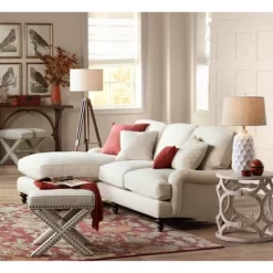 Possini Euro Design Surveyor Modern Tripod Floor Lamp 57 1/2" Tall Cherry Wood Adjustable Beige Linen Drum Shade For Living Room Bedroom Office House -Possini Euro Design Sales GUEST 911bf48a 0438 4dcf 84ea 9693291a7365