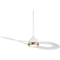 Possini Euro Design 52" Possini Euro Obi Matte White CCT LED Damp Ceiling Fan With Remote -Possini Euro Design Sales GUEST 91ea2112 6953 4ba4 a677 535d2390b1b3