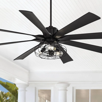 70" Possini Euro Design Modern Indoor Ceiling Fan With LED Light Remote Control Matte Black Cage For Living Room Kitchen House 1 70" Possini Euro Design Modern Indoor Ceiling Fan With LED Light Remote Control Matte Black Cage For Living Room Kitchen House