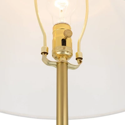 Possini Euro Design Bamba Modern 61 3/4" Tall Standing Floor Lamp Skinny Gold Black Metal Brass Finish Living Room Bedroom House Reading Office 4 Possini Euro Design Bamba Modern 61 3/4" Tall Standing Floor Lamp Skinny Gold Black Metal Brass Finish Living Room Bedroom House Reading Office - Image 4