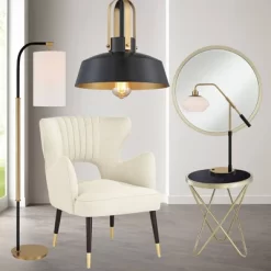 Possini Euro Design Black Warm Brass Mini Pendant Lighting Fixture 12" Wide Farmhouse Rustic For Dining Room House Home Kitchen Island High Ceilings -Possini Euro Design Sales GUEST 94ec432f 20b8 4ccb bcdb dc2971fa869c