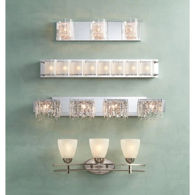 Possini Euro Design Wrapped Wire Modern Wall Light Chrome 22" Fixture Clear Glass Cylinder Shade For Bedroom Bathroom Vanity Reading Living Room House 8 Possini Euro Design Wrapped Wire Modern Wall Light Chrome 22" Fixture Clear Glass Cylinder Shade For Bedroom Bathroom Vanity Reading Living Room House - Image 8