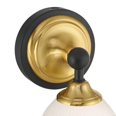 Possini Euro Design Possini Euro Zaragoza 9 1/2" High Gold And Black Wall Sconce 8 Possini Euro Design Possini Euro Zaragoza 9 1/2" High Gold And Black Wall Sconce - Image 8