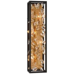 Possini Euro Design Modern Wall Lights Set Of 2 Black Gold Plated Hardwired 6" 4-Light Fixture Clear Crystal Flower Vine For Bedroom Bathroom Vanity 13 Possini Euro Design Modern Wall Lights Set Of 2 Black Gold Plated Hardwired 6" 4-Light Fixture Clear Crystal Flower Vine For Bedroom Bathroom Vanity -Possini Euro Design Sales GUEST 9a7e82d8 ff31 4bcd bf27 e97f5a9d63a9