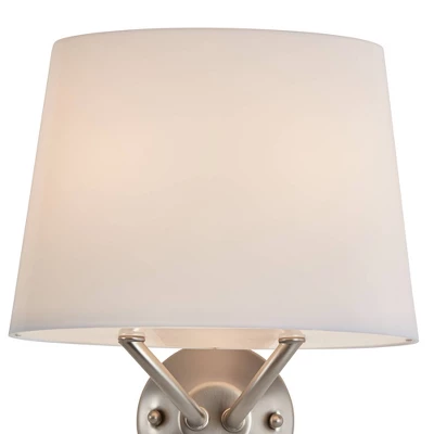 Possini Euro Design Possini Euro 11 3/4" High Brushed Nickel Modern Wall Sconce Light 2 Possini Euro Design Possini Euro 11 3/4" High Brushed Nickel Modern Wall Sconce Light - Image 2