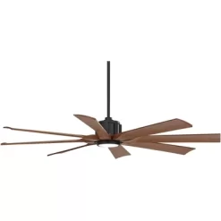Possini Euro Design 60" Defender Modern Indoor Outdoor Ceiling Fan 8 Blade LED Light Remote Control Matte Black Finish Bedroom Patio Damp Rated -Possini Euro Design Sales GUEST a1429156 b47b 4d30 8fd8 9c874e8cd9c9