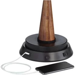 Possini Euro Design Buckhead Modern Table Lamp 28" Tall Bronze With Dimmable USB Workstation Base Drum Shade For Bedroom Living Room Kids Desk Home -Possini Euro Design Sales GUEST a3ecd351 2035 4094 a9bc 1b43876d0a1e