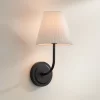 Possini Euro Design Possini Euro Nina 14" High Matte Black Wall Sconce