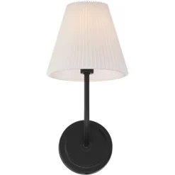 Possini Euro Design Possini Euro Nina 14" High Matte Black Wall Sconce -Possini Euro Design Sales GUEST a730c72f 6f37 4123 a478 723ce04da3e7