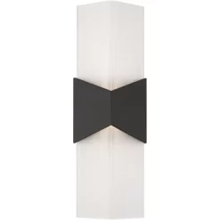 Possini Euro Design Possini Euro Tux 18"H Black And White LED Outdoor Wall Light Set Of 2 -Possini Euro Design Sales GUEST a786b13c d306 4151 9f86 a01287f62226 2
