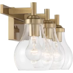 Possini Euro Design Danvers Modern Wall Light Warm Brass Metal Hardwired 22 1/2" 3-Light Fixture Clear Globe Glass For Bedroom Bathroom 10 Possini Euro Design Danvers Modern Wall Light Warm Brass Metal Hardwired 22 1/2" 3-Light Fixture Clear Globe Glass For Bedroom Bathroom -Possini Euro Design Sales GUEST a80a6d51 1b5f 4fe9 aafd ac6be7d7eb75