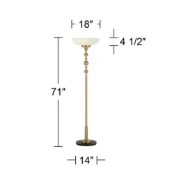 Possini Euro Design Summit Light Blaster Modern Torchiere Floor Lamp 71" Tall Warm Gold Frosted Glass Shade For Living Room Bedroom Office House Home 9 Possini Euro Design Summit Light Blaster Modern Torchiere Floor Lamp 71" Tall Warm Gold Frosted Glass Shade For Living Room Bedroom Office House Home -Possini Euro Design Sales GUEST a98dbd02 cf36 4a99 b7be 615955fd6202