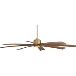 Possini Euro Design 70" Defender Modern Indoor Outdoor Ceiling Fan 8 Blade LED Light Remote Control Soft Brass Motor Koa Finish Blades Bedroom Patio -Possini Euro Design Sales GUEST a99652a2 67d2 481c 94b0 1c9e9f3e8661
