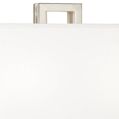 Possini Euro Design Modern Table Lamps 30" Tall Set Of 2 Brushed Nickel Open Rectangular White Box Shade For Living Room Family Bedroom 1 Possini Euro Design Modern Table Lamps 30" Tall Set Of 2 Brushed Nickel Open Rectangular White Box Shade For Living Room Family Bedroom