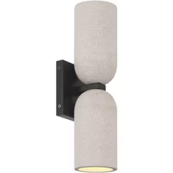 Possini Euro Design Possini Euro Olethra 15"H Cement 2-Light LED Wall Sconce Set Of 2 -Possini Euro Design Sales GUEST b0609f3c 1ca3 4b9c a56e 01a01067facd 1
