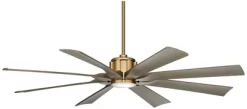 60" Possini Euro Design Defender Modern Indoor Outdoor Ceiling Fan With Dimmable LED Light Remote Control Soft Brass Oak Damp Rated For Patio Exterior 13 60" Possini Euro Design Defender Modern Indoor Outdoor Ceiling Fan With Dimmable LED Light Remote Control Soft Brass Oak Damp Rated For Patio Exterior -Possini Euro Design Sales GUEST b0a7ecad 5b62 43cf af6f 760ce9120c62