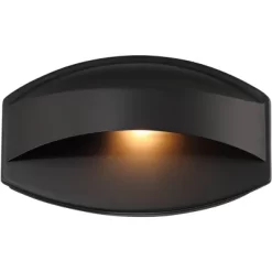 Possini Euro Design Xane 7" High Mid Century Modern Outdoor Wall Light Fixture Mount Porch House Exterior Weatherproof Matte Black Finish Metal -Possini Euro Design Sales GUEST b2431c05 5611 401f 9ba5 424163199907