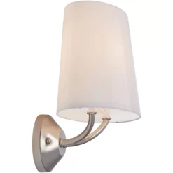 Possini Euro Design Possini Euro 11 3/4" High Brushed Nickel Modern Wall Sconce Light 14 Possini Euro Design Possini Euro 11 3/4" High Brushed Nickel Modern Wall Sconce Light -Possini Euro Design Sales GUEST b2948213 3d40 4009 b76d 99e7d805e98b
