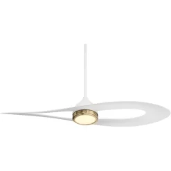 Possini Euro Design 52" Possini Euro Obi Matte White CCT LED Damp Ceiling Fan With Remote -Possini Euro Design Sales GUEST b3795375 19ff 41fc ae7d e95b54133f64