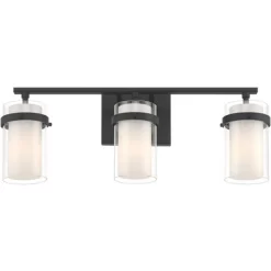 Possini Euro Design Possini Euro Lucia 22" Wide Matte Black 3-Light Bath Light -Possini Euro Design Sales GUEST b3df8ad5 837c 4eca 88b8 680a69bee09c