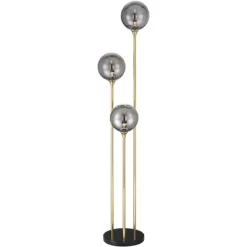 Possini Euro Design Arielle Mid Century Modern 67" Tall Standing Floor Lamp Tree 3-Light LED Foot Switch Gold Metal Brass Bubble Glass Gray Shade 14 Possini Euro Design Arielle Mid Century Modern 67" Tall Standing Floor Lamp Tree 3-Light LED Foot Switch Gold Metal Brass Bubble Glass Gray Shade -Possini Euro Design Sales GUEST b4ba121a 7210 494e b839 3ddd2bb7799a