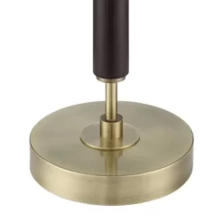 Possini Euro Design Possini Euro® Wyndham Desk Lamp With Glass Shade And Dual USB Ports -Possini Euro Design Sales GUEST b8ec9895 3267 41e8 8cae 4920fa5cd296