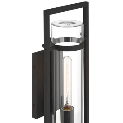 Possini Euro Design Possini Euro Castello 18"H Sand Black Wall Sconce 2 Possini Euro Design Possini Euro Castello 18"H Sand Black Wall Sconce - Image 2