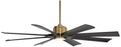 60" Possini Euro Design Defender Modern Indoor Outdoor Ceiling Fan With Dimmable LED Light Remote Soft Brass Matte Black Damp Rated For Patio Exterior 12 60" Possini Euro Design Defender Modern Indoor Outdoor Ceiling Fan With Dimmable LED Light Remote Soft Brass Matte Black Damp Rated For Patio Exterior -Possini Euro Design Sales GUEST bb6e436a ce59 4214 87a3 bb2523393311