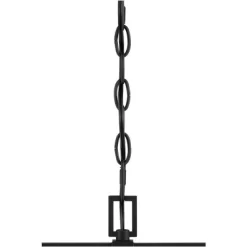 Possini Euro Design Jericho Modern Outdoor Hanging Light Textured Black 24 1/4" Clear Glass Panel For Post Exterior Barn Deck House Porch Yard Patio -Possini Euro Design Sales GUEST bbe00597 1f10 4d08 a2a2 b159f633f9ac