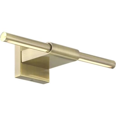 Possini Euro Design Anthony 17" High Modern Picture Wall Lamp Light Fixture Mount Living Room Indoor Hallway LED Hardwired Gold Antique Brass 5 Possini Euro Design Anthony 17" High Modern Picture Wall Lamp Light Fixture Mount Living Room Indoor Hallway LED Hardwired Gold Antique Brass - Image 5