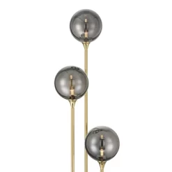 Possini Euro Design Arielle Mid Century Modern 67" Tall Standing Floor Lamp Tree 3-Light LED Foot Switch Gold Metal Brass Bubble Glass Gray Shade 15 Possini Euro Design Arielle Mid Century Modern 67" Tall Standing Floor Lamp Tree 3-Light LED Foot Switch Gold Metal Brass Bubble Glass Gray Shade -Possini Euro Design Sales GUEST bd06b490 3489 48bc 8599 3c0afbcfd763