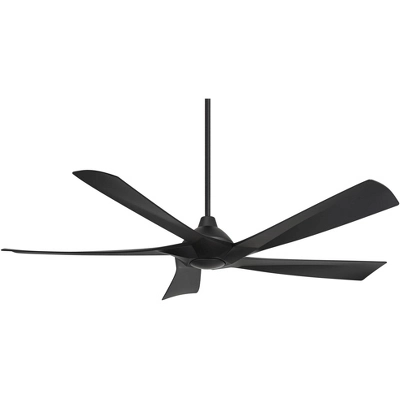 Possini Euro Design 60" Eloquent Modern Indoor Outdoor Ceiling Fan 5 Blade LED Light Remote Control Matte Black Finish Bedroom Patio Damp Rated 7 Possini Euro Design 60" Eloquent Modern Indoor Outdoor Ceiling Fan 5 Blade LED Light Remote Control Matte Black Finish Bedroom Patio Damp Rated - Image 7