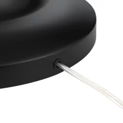 Possini Euro Design Roxie Modern Floor Lamp Standing 65 1/2" Tall Brass Black Metal Sheer Linen Double Drum Shade For Living Room Bedroom Office House -Possini Euro Design Sales GUEST be59ff96 21fe 48b2 a934 3b61a1eb6bb7