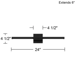 Possini Euro Design Possini Euro Anthony 24" Wide Black ED Picture Light -Possini Euro Design Sales GUEST be609667 cd12 4021 86b1 de99963e24a2