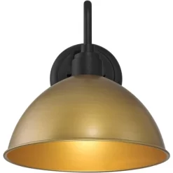 Possini Euro Design Miles 12 1/2" High Modern Industrial Outdoor Wall Light Fixture Mount Porch House Exterior Outside Weatherproof Black Gold 11 Possini Euro Design Miles 12 1/2" High Modern Industrial Outdoor Wall Light Fixture Mount Porch House Exterior Outside Weatherproof Black Gold -Possini Euro Design Sales GUEST bf5d9719 079d 4a1a b170 f116e7e83574