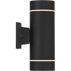 Possini Euro Design Wynnsboro 12" High Modern Outdoor Wall Light Fixture Mount Porch House Exterior Up/Down Set Of 2 Weatherproof Black Aluminum -Possini Euro Design Sales GUEST c24312a6 de5e 4fd6 b87d c3a68c00da24 1