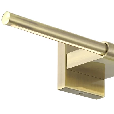 Possini Euro Design Anthony 24" High Modern Picture Wall Lamp Light Fixture Mount Living Room Indoor Hallway LED Hardwired Gold Antique Brass 2 Possini Euro Design Anthony 24" High Modern Picture Wall Lamp Light Fixture Mount Living Room Indoor Hallway LED Hardwired Gold Antique Brass - Image 2