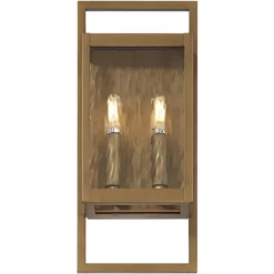 Possini Euro Design Possini Euro Jerry 16" High Aged Brass 2-Light Outdoor Wall Light -Possini Euro Design Sales GUEST c8e19aaf 7fa4 4830 a53c 599e44ea78ac