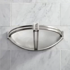 Possini Euro Design Solara Modern Wall Light Sconce Brushed Nickel 13 3/4" Fixture Marbleized Glass For Bedroom Bathroom Vanity Reading Living Room -Possini Euro Design Sales GUEST cae0ea92 d522 4c96 a1d0 72dd447ba14c